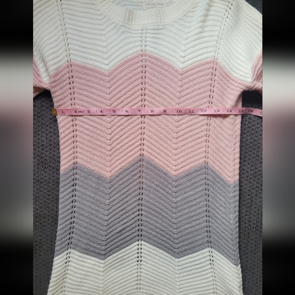 Girls Full Circle Trends Sweater Sz XL 16 - Picture 5 of 8